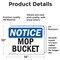 Signmission Mop Bucket, 14 in W x Rectangle, Vinyl Decal OS-2PACK-NS-D-1014-L-14243 - alternate 6